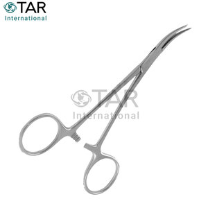 Pinzas hemostáticas para mosquitos HALSTED, pinza quirúrgica curvada de 14,0 cm, instrumentos médicos de acero inoxidable, procedimientos hemostáticos curvos - Product Image 2
