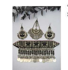 Conjunto de Joyería Afgana KUCHI de Tamaño Personalizado, Joyería de Boda Multicolor de Alta Calidad con Baño de Oro para Fiestas - Product Image 6