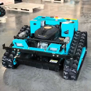 Brushless Motor Gas Power 9HP <b>Remote</b> Crawler <b>Control</b> Lawn Mower Tracked <b>Robot</b> Slope 24V Agricultural <b>Robot</b> Smart Grass Cutter - Product Image 2