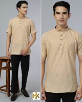 Nouvelle Arrivée - Kurta Indienne Personnalisée pour Hommes, Matériaux Personnalisables, Impression Numérique Multicolore, Prête à Porter, Spécial Fêtes Hiver/Été 2024