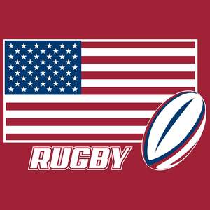 T-shirt unisexe 100% coton drapeau rugby balle sport athlétisme jeux d'été porter drapeau de football balle-pour unisexe Fit - Product Image 2