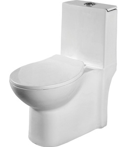 Inodoro de una pieza de cerámica respetuoso con el medio ambiente Premium con altura cómoda y mecanismo de descarga de ahorro de agua 2025 - Product Image 1