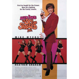 Austin Powers Postcard-the Spy Who Shagged Me <b>Poster</b> Design - Product Image 1