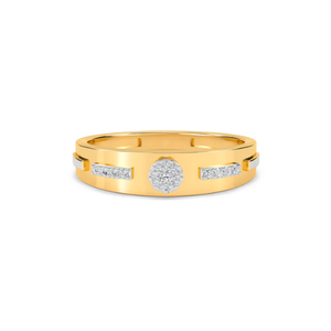 Bague élégante pour homme avec diamants de laboratoire, design contemporain audacieux, idéale pour le quotidien et les occasions spéciales - Product Image 1