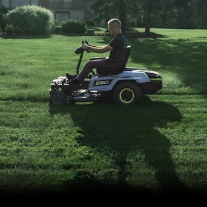 Ban đầu 100% egos + z740r Zero biến điện cưỡi Máy cắt cỏ tự hành 42 12V ARC Lithium 10AH pin sạc 25 HP - Product Image 4