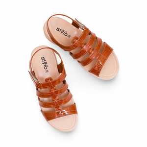 Pu0212 sandale moutarde formelle outil de tournage de haute qualité - Product Image 1