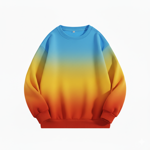 Sweat-shirt surdimensionné en mélange de coton premium, style décontracté unisexe, streetwear confortable, fabricant en gros - Product Image 2
