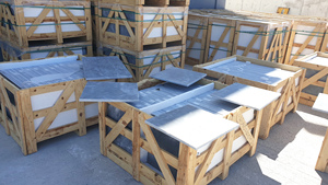 2025 bullnose หินสีฟ้าหินอ่อนสระว่ายน้ำทางเดินหนา3ซม. ขัด honed tumbled pavers ตกแต่งทำใน turkiye โดยตรง - Product Image 5