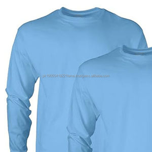 Camisetas Formales de Punto Sólido de Poliéster/Algodón al por Mayor, Camiseta Unisex con Estampado, Cuello Alto, Personalizable - Product Image 6