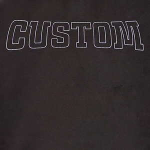 Sweat à capuche épais automne personnalisé imprimé brodé uni et teint surdimensionné pull chaud en coton épais sweat pour hommes femmes confort - Product Image 3