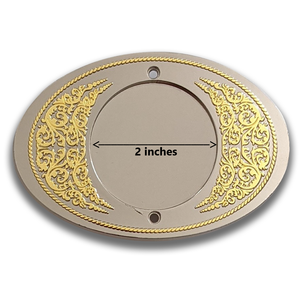 Boucle de ceinture carrée vierge de 2 pouces pour sacs et vêtements, en alliage de zinc, avec logo personnalisable, plaquée or et nickel - Product Image 2