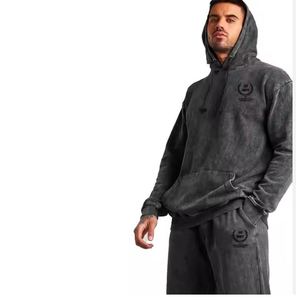 Chándal Venta al por mayor Chándales de Jogger de lavado ácido/Chándal de gimnasio/Chándal Slimfit Chándales de lavado ácido - Product Image 2