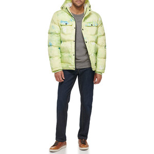 Hooded Heavy Designer Puff <b>Padded</b> <b>Coat</b> Oversize Men's Down Bubble Men Shiny Puffer Men Jackets - Product Image 3