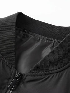 Blouson d'aviateur à logo personnalisé pour hommes blouson d'aviateur de qualité bon marché blouson d'aviateur taille plus pour hommes - Product Image 3