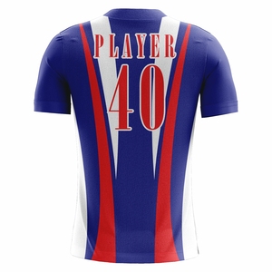 Camisetas de Fútbol Personalizadas 100% Poliéster Ecológicas Ligeras con Cuello en V - Uniformes de Equipo Impresos Transpirables de Manga Corta - Product Image 4