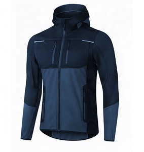 Chaquetas de hombre de aspecto elegante personalizado Color bloqueado Spandex poliéster mezclado cómodo Unisex prendas de vestir exteriores - Product Image 6