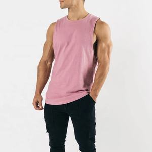 Camisetas sin Mangas de Algodón Grueso con Cuello Redondo Clásico y Hombros Caídos para Hombre - Product Image 4