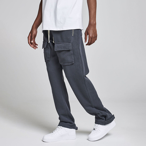 Pantalones Cargo de camuflaje informales ajustados para hombre, pantalones de estilo callejero de gran tamaño con múltiples bolsillos, pantalones tecnológicos para hombre - Product Image 2