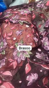 ผ้าซิ่นผ้าพันคอที่สวยงามสำหรับใส่ทำงานผ้าส่าหรีใส่ประจำวันลายพิมพ์ดีไซน์ล่าสุดสำหรับใส่ทำงานลำลอง - Product Image 3