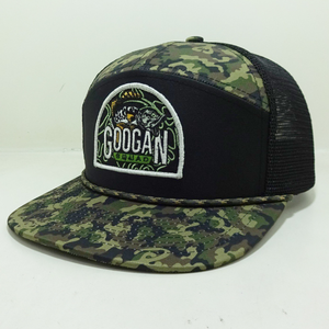 Oem Custom Logo <b>Mens</b> High Quality 6 Panel Pre Curved Brim Digital Camo 112 Gorras Mesh <b>Trucker</b> Hat <b>Caps</b> - Product Image 3