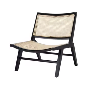 Durable Quality Solid Teak Wooden Wicker Rattan <b>Lounge</b> Chair for Apartment and Dining Outdoor Seating - Product Image 1