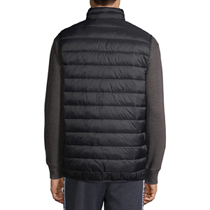 Último personalizado de alta calidad logotipo personalizado hombres Puffer chaleco ligero sin mangas de invierno cálido acolchado Puffer chalecos - Product Image 3