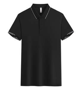 T-shirts polo de marque 100% coton de haute qualité Chemises polo grande taille pour hommes Sonnerie élégante et brodée personnalisée - Product Image 5