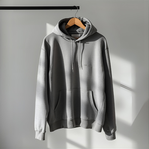 Sweat à capuche d'hiver lourd en polyester/nylon de 370 g |   Pull-over imperméable et respirant, impression numérique, broderie, logo personnalisé OEM/ODM - Product Image 2