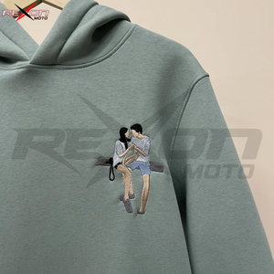 Sudadera con Capucha Personalizada Bordada y Forrada, Sudadera Unisex de Poliéster y Algodón, Transpirable, de Secado Rápido, con Diseño de Gato o Perro, para Primavera - Product Image 6
