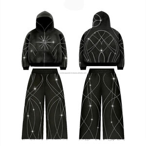 ชุดฮู้ดดี้ผ้าคอตตอน 100% หนัก 420 กรัม แบบสั่งทำพิเศษ พร้อมลายสกรีน ลุคทำสีซีดแบบ Distressed Acid Wash ซิปโลหะ - Product Image 2