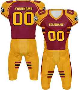 Camiseta de fútbol americano de alta calidad Unisex, aparejos personalizables, sarga, serigrafía, sublimación, talla grande, transpirable para - Product Image 1