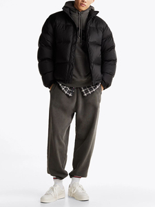 Chaqueta acolchada con capucha para hombre al aire libre de alta calidad, abrigo de plumón de pato, cierre de cremallera hecho a medida, ropa de invierno deportiva con etiqueta personalizada - Product Image 3