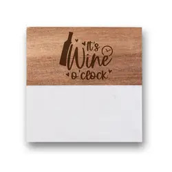 Artwork Maestro Classic Engineered Wood & Buffalo Bone Coaster <b>Set</b> of 4 Pcs for Home Decor and Table Decor Events - Product Image 3