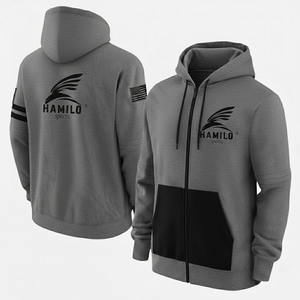 เสื้อฮู้ดกันหนาวแบบสั่งทำพิเศษ ปี 2023 สำหรับผู้ชาย แฟชั่น ไซส์ XS ผ้าคอตตอนผสม พร้อมซิป ลายตัวอักษร สำหรับฤดูหนาว - Product Image 3