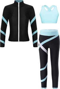 Conjunto Deportivo de Yoga para Mujer, Talla Grande, de Secado Rápido, Transpirable, Ligero, Chaqueta + Sujetador + Leggings, 2025, para Entrenamiento, Running y Ejercicio - Product Image 5