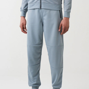 Ensemble de jogging en polaire Tech gris pour hommes-Survêtement haute performance pour l'entraînement physique, tenues décontractées et vêtements de voyage confortables - Product Image 5