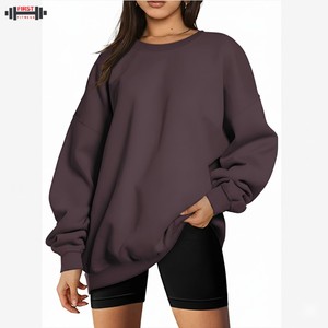 Sudadera de Moda Urbana para Mujer, Nueva y Popular, con Logotipo Personalizado en la Parte Delantera, de Algodón Estampado, Mangas Largas, Informal y Cálida para el Invierno 2025 - Product Image 1