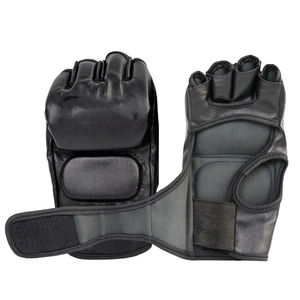 ถุงมือต่อยมวยแบบมืออาชีพถุงมือต่อยมวยครึ่งนิ้ว MMA แบบปรับแต่งได้ - Product Image 4