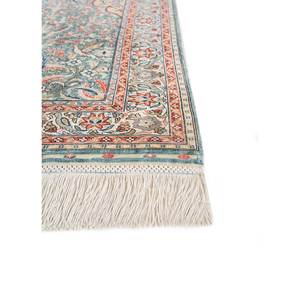 Tapis en soie noué à la main Gulmarg, motif floral rouge-orange, rectangulaire, pour salon, tapis de couloir pour la maison, Pae-5581 - Product Image 4