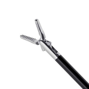 Ensemble d'instruments chirurgicaux laparoscopiques et endoscopiques manuels en acier inoxydable, pinces à bec de canard de 5 mm, 45 cm, à dents croisées - Product Image 6