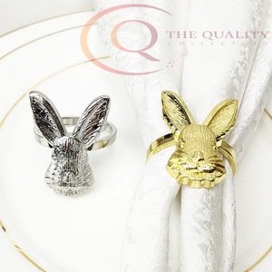 Anneau de serviette en aluminium de qualité supérieure, couleurs et formes personnalisées, qualité standard élevée, luxueux, pour mariage, en stock, respectueux de l'environnement - Product Image 5