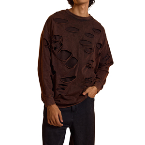 Vente en gros de sweatshirts pour hommes de qualité supérieure avec étiquette personnalisée Sweatshirt 100% coton pour hommes - Product Image 2