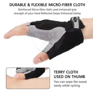 Guantes de Ciclismo Personalizados Profesionales de Diseño Nuevo 2026, Guantes de Ciclismo para Adultos Más Vendidos de Bajwat Sports - Product Image 4