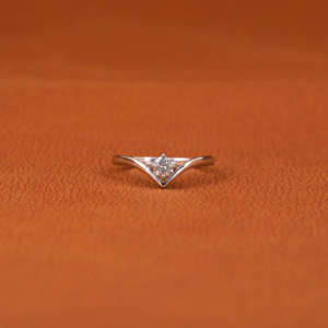 Round Cut Custom 18KT Solid Gold Engagement <b>Ring</b> Lab Grown Diamond Gold Plated and Certified <b>Ring</b> With New Classic Trendy Style - Product Image 1