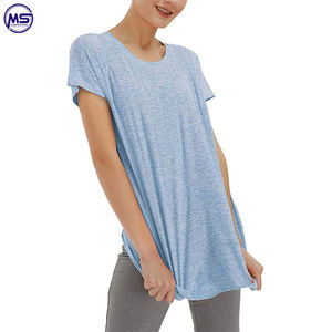 Personnalisé Pas Cher En Vrac Plaine Femme Design De Mode Personnalisé Impression 100% Coton Doux Lâche Femmes T chemises - Product Image 4