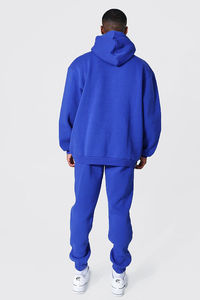 Survêtements en molleton décontractés de haute qualité pour hommes personnalisés 2025, respirants, confortables, unis, jogging, pull-over, vêtements de sport d'entraînement - Product Image 4