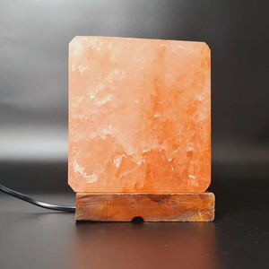 Lampe au sel de l'Himalaya en forme de cube personnalisé de qualité supérieure Quantité en vrac conçue pour votre propre style Artisanat naturel de qualité supérieure - Product Image 5