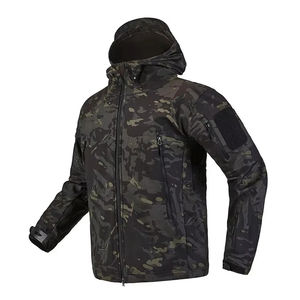 Chaqueta de Caza Térmica para Hombre, Aislada, de Camuflaje Bosque, con Patrón Realista de Hojas de Roble y Corteza de Árbol, Cierre Completo - Product Image 2