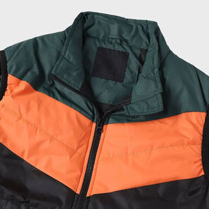 Chaleco acolchado de piel de oveja estilo High Street para hombre-Impermeable con capucha Color sólido Múltiples tamaños y colores disponibles - Product Image 5