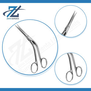 Ciseaux Cottle Manuel En Acier Inoxydable Instrument Chirurgical Lames Droites Poignées Coudées Pointe Émoussée 165mm De Long CE De Haute Qualité - Product Image 4